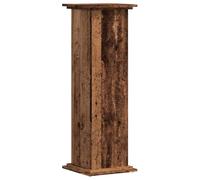 vidaXL Soportes de Plantas Madera ingeniería Envejecida 33x33x100 cm, Soporte de Flor, Soporte de Maceta, Soporte de Planta de casa, Soporte de Maceta