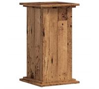 vidaXL Soportes de Plantas Madera ingeniería Envejecida 33x33x60 cm, Soporte de Flor, Soporte de Maceta, Soporte de Planta de casa, Soporte de Maceta