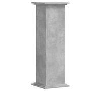 vidaXL Soportes de Plantas Madera ingeniería Gris hormigón 33x33x100cm, Soporte de Flor, Soporte de Maceta, Soporte de Planta de casa