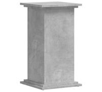 vidaXL Soportes de Plantas Madera ingeniería Gris hormigón 33x33x60 cm, Soporte de Flor, Soporte de Maceta, Soporte de Planta de casa
