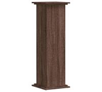 vidaXL Soportes de Plantas Madera ingeniería marrón Roble 33x33x100 cm, Soporte de Flor, Soporte de Maceta, Soporte de Planta de casa