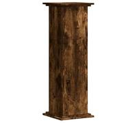 vidaXL Soportes de Plantas Madera ingeniería Roble Ahumado 33x33x100cm, Soporte de Flor, Soporte de Maceta, Soporte de Planta de casa