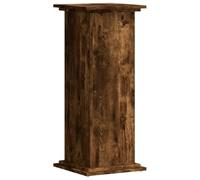 vidaXL Soportes de Plantas Madera ingeniería Roble Ahumado 33x33x80 cm, Soporte de Flor, Soporte de Maceta, Soporte de Planta de casa