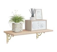 vidaXL Soportes para estanterías de pared 12 uds. Blanco antiguo