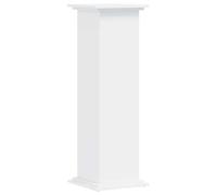 vidaXL Soportes para Plantas Madera de ingeniería Blanco 33x33x100 cm, Soporte de Flor, Soporte de Maceta, Soporte de Planta de casa