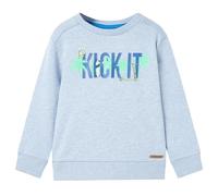 vidaXL Sudadera Infantil de Manga Larga Ropa de Niños Jersey Azul Suave Melange 140