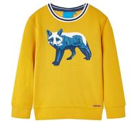 vidaXL Sudadera Infantil con Estampado de Zorro Ropa de Niños Jersey Color Ocre 128