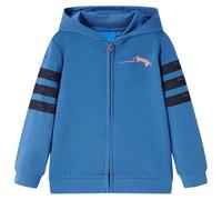 vidaXL Sudadera Infantil con Capucha Azul 128
