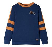 vidaXL Sudadera Infantil con Diseño de Motocicleta Ropa para Niños Azul Añil 104