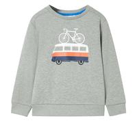 vidaXL Sudadera Infantil de Manga Larga Ropa de Niños Jersey Caqui Claro Mélange 104