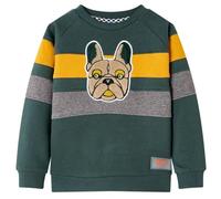 Sudadera Infantil de Manga Ranglan Jersey Ropa para Niños Verde Oscuro 116