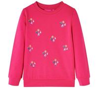 vidaXL Sudadera Infantil Estampado Purpurina Jersey Ropa de Niños Rosa Chillón 116