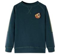 vidaXL Sudadera Infantil Jersey Ropa Niños con Cuello Redondo de Niños Verde Musgo 92