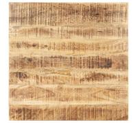 vidaXL Superficie de Mesa de Repuesto de Comedor Jardín Patio Encimera Escritorio Facíl Limpie 15-16 mm 70x70 cm Madera Maciza de Mango