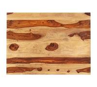 vidaXL Superficie de Mesa de Repuesto de Comedor Jardín Patio Encimera Escritorio Facíl Limpie 25-27 mm 70x90 cm Madera Maciza de Sheesham