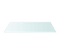 vidaXL Superficie de Mesa Escritorio Tablero Salón Sala de Estar Cocina Comedor Encimera Bar Restaurante Vidrio Templado Transparente