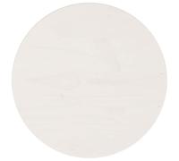 vidaXL Superficie de Mesa Repuesto de Comedor Cocina Jardín Patio Encimera Restaurante Cafeterías Hoteles Madera Maciza de Pino Blanco Ø30x2,5 cm