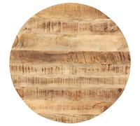 vidaXL Superficie de Mesa Redonda Tablero Comedor Repuesto Salón Sala de Estar Oficina Mueble Encimera 15-16 mm 80cm Madera Maciza de Mango