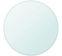 vidaXL Superficie de Mesa Redonda Trasnparente Cristal Templado 900mm Tablero