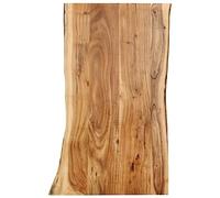 vidaXL Superficie de Mesa Restaurante Comedor Salón Sala de Estar Oficina Mueble Encimera Tablero 100x(50-60) x2,5 cm Madera Maciza Acacia