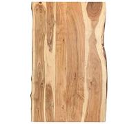 vidaXL Superficie de Mesa Restaurante Comedor Salón Sala de Estar Oficina Mueble Encimera Tablero 100x(50-60) x3,8 cm Madera Maciza Acacia
