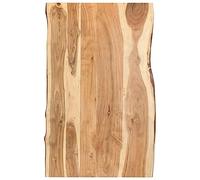 vidaXL Superficie de Mesa Restaurante Comedor Salón Sala de Estar Oficina Mueble Encimera Tablero 100x(50-60) x3,8 cm Madera Maciza Acacia