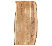 vidaXL Superficie de Mesa Restaurante Comedor Salón Sala de Estar Oficina Mueble Encimera Tablero 118x(50-60) x2,5 cm Madera Maciza Acacia