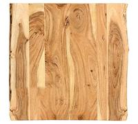 vidaXL Superficie de Mesa Restaurante Comedor Salón Sala de Estar Oficina Mueble Encimera Tablero 58x(50-60) x2,5 cm Madera Maciza Acacia