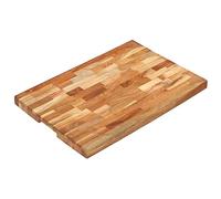 vidaXL Tabla de Cortar Rebanar Utensillo Cocina Hogar Corte Picar Superficie Hierbas Verduras Carne Pescado 60x40x4 cm Madera Maciza de Acacia