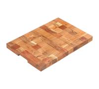 vidaXL Tabla de Cortar Rebanar Utensillo Cocina Hogar Corte Superficie Hierbas Verduras Carne Pescado 50x34x3,8 cm Madera de Acacia