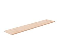 vidaXL Tabla de Estantería Almacenamiento Organizador Exhibición Salón Sala de Estar Cocina Baño Dormitorio Madera Maciza Roble sin Tratar