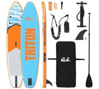 vidaXL Tabla de paddel Inflable Triton 366 x 81 x 15 cm Azul para