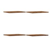 vidaXL Tablas de estantería 4 uds Madera Envejecida 40x30x1,5 cm, Estante de estantería, Estante Extra, Estante de Pared, estantes de estanterías