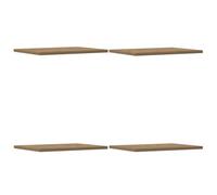 vidaXL Tablas de estantería 4 uds Madera Roble Sonoma 40x30x1,5 cm