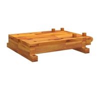 vidaXL Tablero Banco de Trabajo con Tornillo Banco Madera 52x44x9,5 cm