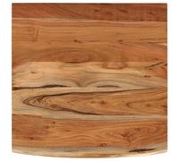 vidaXL Tablero Cuadrado Madera Maciza Acacia Borde Vivo 80x80x2,5 cm