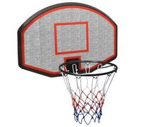 vidaXL Tablero de Baloncesto Polietileno Negro 90x60x2 cm