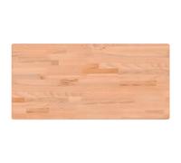 vidaXL Tablero de Banco de Trabajo, Encimera de Banco, Tablero de Mesa de Trabajo, Superficie de Escritorio, Madera Maciza de Haya 115X55X2,5 cm