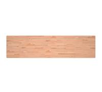 vidaXL Tablero de banco de trabajo, madera maciza de haya, 220x55x2,5 cm