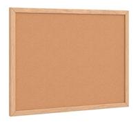 vidaXL Tablero de corcho con marco de madera de pino macizo 40x30 cm, tablero de anuncios de corcho, tablero de corcho para oficina, tablero de corcho para fotos