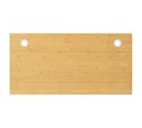 vidaXL Tablero de Escritorio de bambú 100x50x2,5 cm