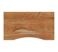 vidaXL Tablero de Escritorio Rectangular Madera de Acacia 80x50x2,5 cm