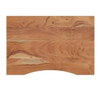 vidaXL Tablero de escritorio rectangular madera de acacia 80x60x2,5 cm
