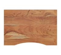 vidaXL Tablero de escritorio rectangular madera de acacia 80x60x2,5 cm