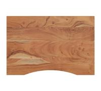 vidaXL Tablero de escritorio rectangular madera de acacia 90x60x2,5 cm