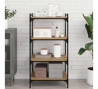 vidaXL Tablero de Estantería 4 pcs Marrón 60 x 40 x 1,5 cm, Tabla de estantería Resistente, diseño Rectangular, solución Moderna para Sala, Estudio y Almacenamiento