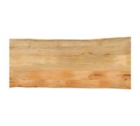 vidaXL Tablero de Mesa Borde Natural Madera Maciza Mango 140x60x3,8 cm, Superficie de Reemplazo