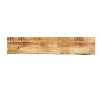 vidaXL Tablero de Mesa Borde Natural Madera Maciza Mango 160x20x2,5 cm, Superficie de Mesa, Tablero de Mesa de Madera, Tablero de reemplazo
