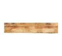 vidaXL Tablero de Mesa Borde Natural Madera Maciza Mango 160x20x3,8 cm, Superficie de Mesa, Tablero de Mesa de Madera, Tablero de reemplazo