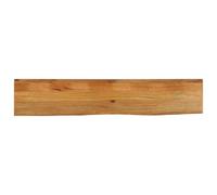 vidaXL Tablero de Mesa Borde Natural Madera Maciza Mango 160x40x2,5 cm
